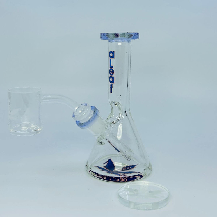 Aleaf Waterpipe - Beaker the Elite Spinner Kit With - 25mm Banger - Purple