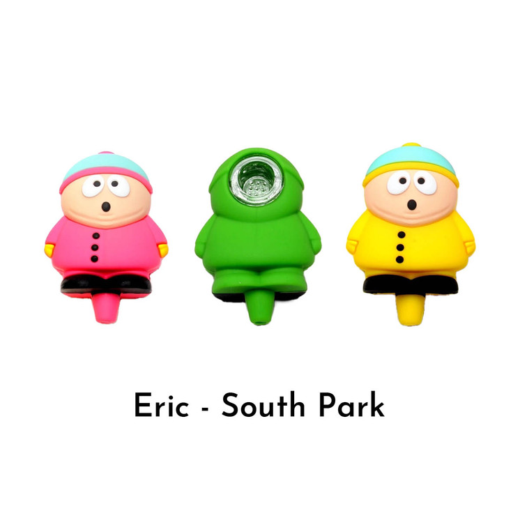 Silicone Character Handpipes - 4 Inch