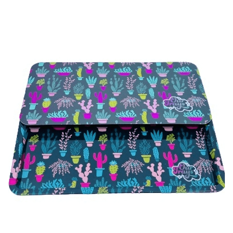 Our Trays - Psychedelic Design - 5" X 10" Inch With Magnetic Medium