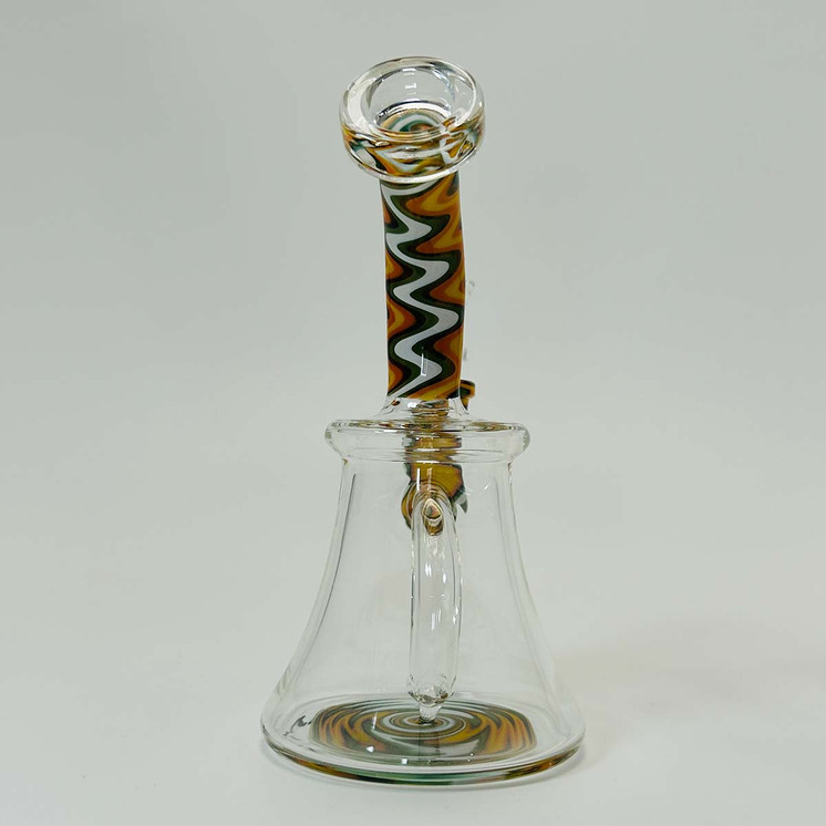Bent Neck Wigwag Mini Waterpipe - 6 Inch - WPFC6