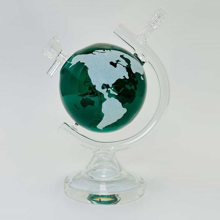 Globe Waterpipe With Showerhead Perc - 8 Inch - WPFC8