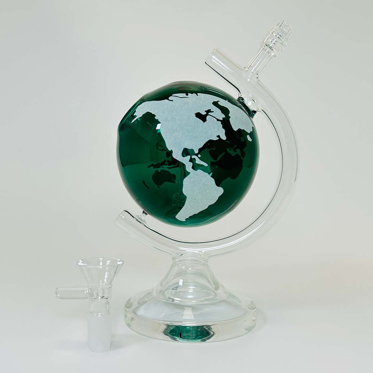 Globe Waterpipe With Showerhead Perc - 8 Inch - WPFC8