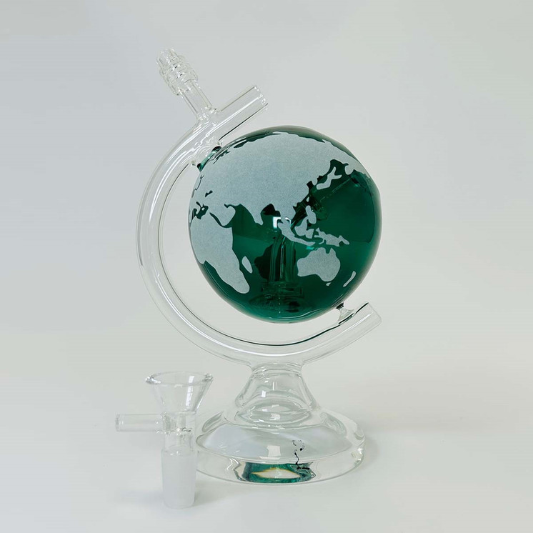 Globe Waterpipe With Showerhead Perc - 8 Inch - WPFC8