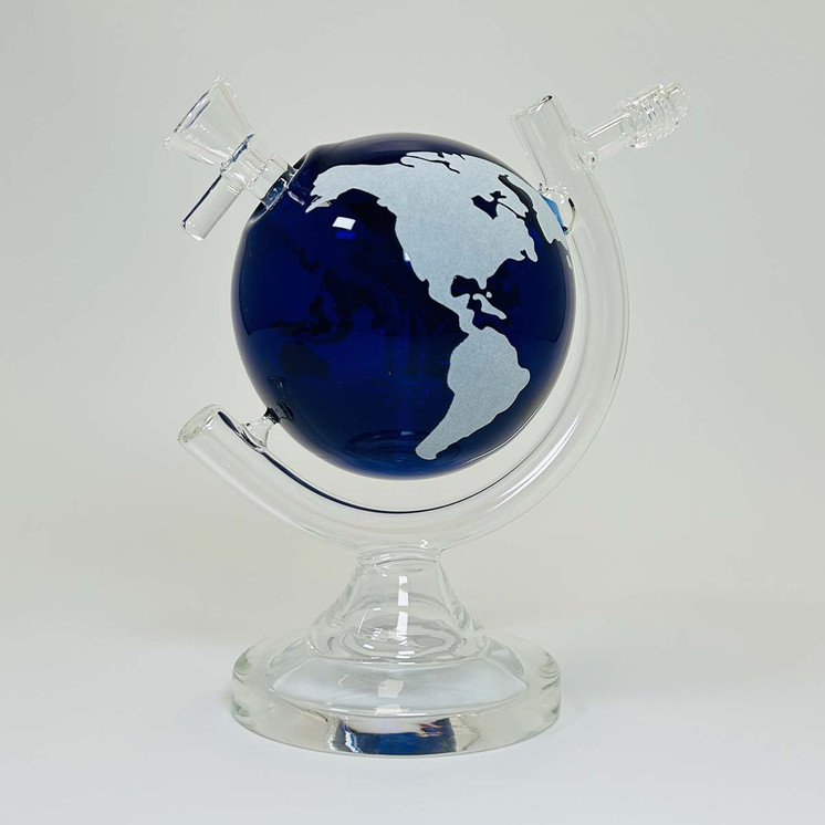 Globe Waterpipe With Showerhead Perc - 8 Inch - WPFC8