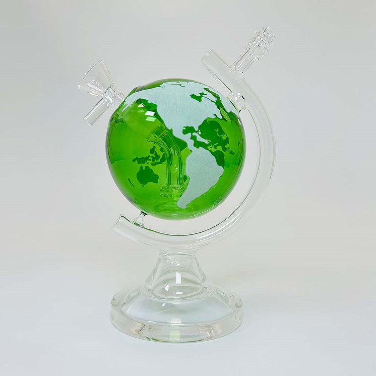 Globe Waterpipe With Showerhead Perc - 8 Inch - WPFC8