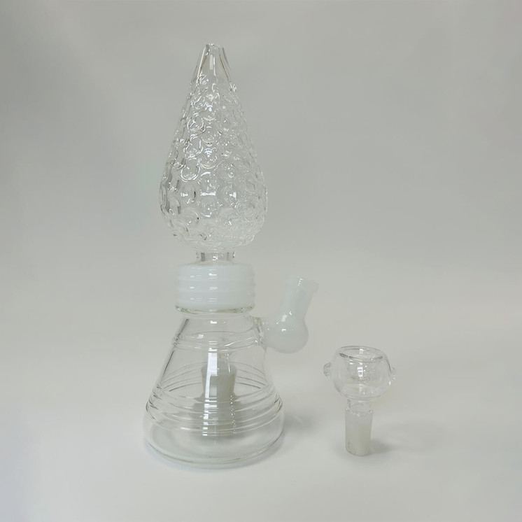 Beaker Waterpipe - 8 Inch With Showerhead Perc