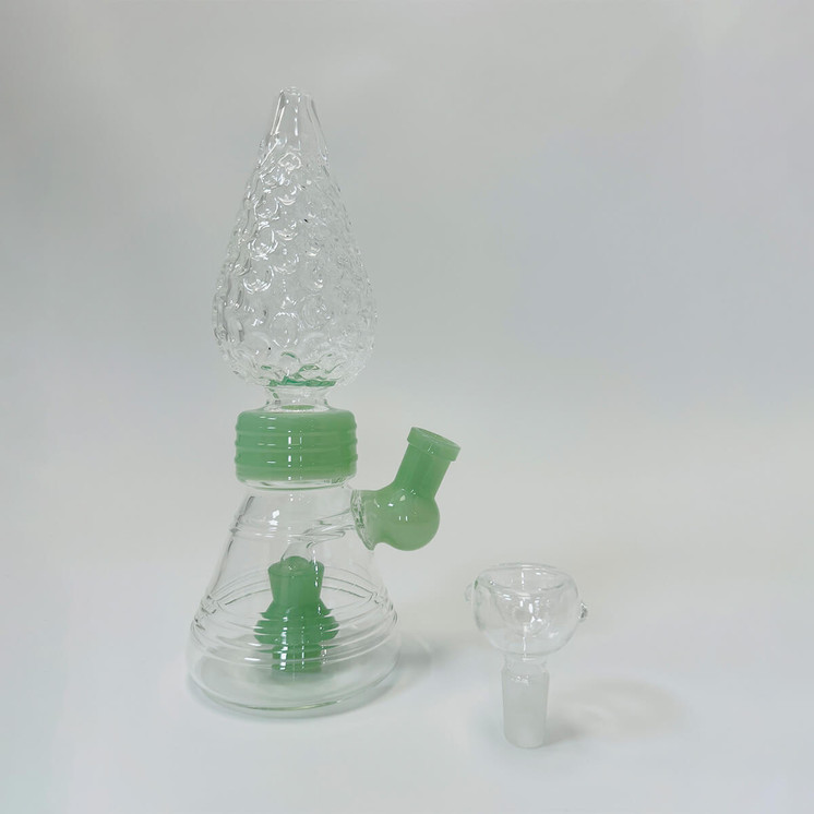 Beaker Waterpipe - 8 Inch With Showerhead Perc