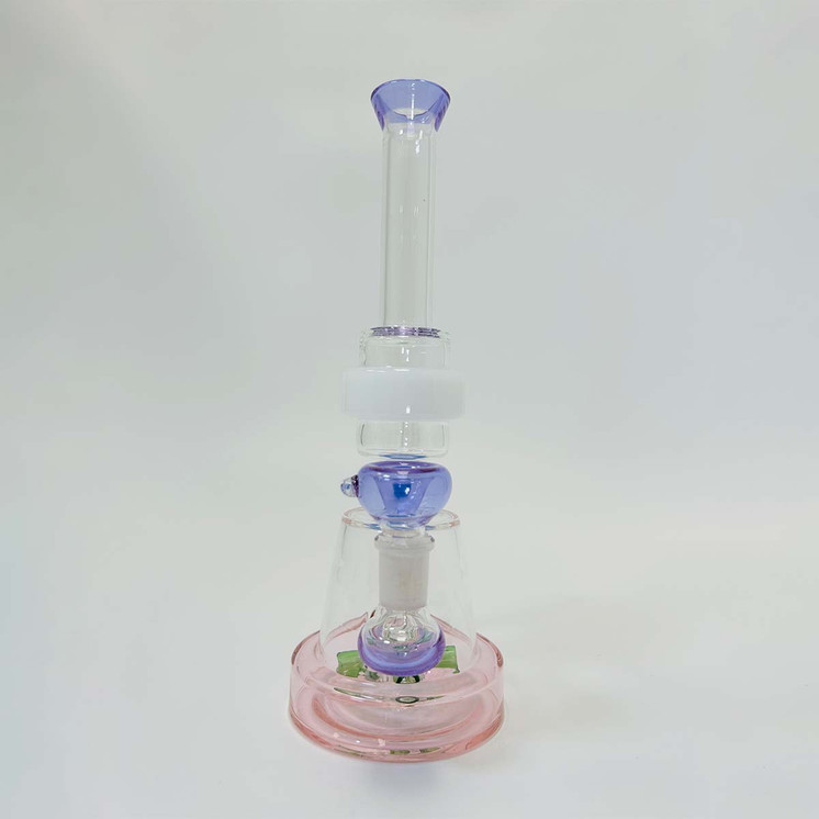 Recycler Waterpipe With Showerhead Perc - 10 Inch - WPAG160