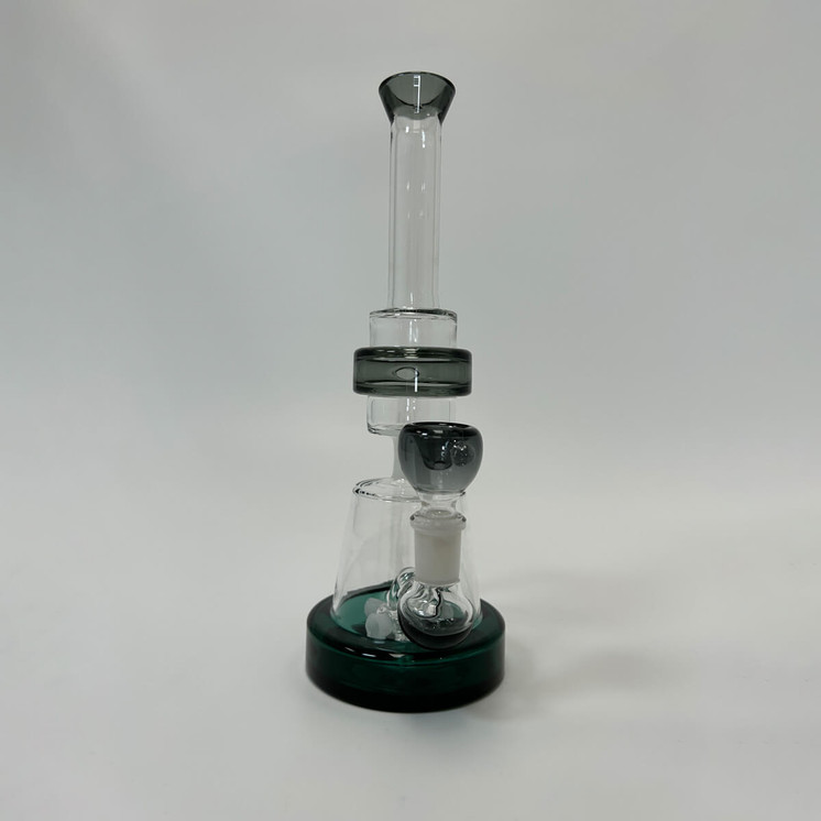 Recycler Waterpipe With Showerhead Perc - 10 Inch - WPAG160