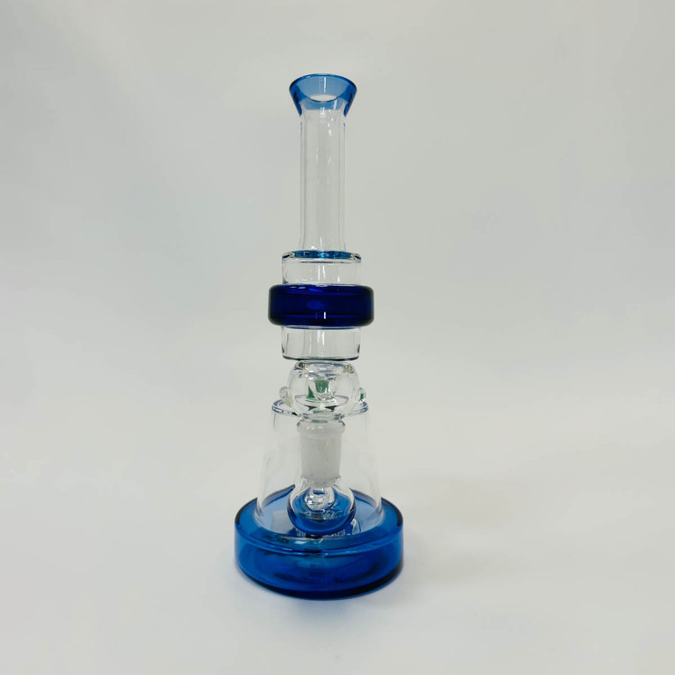 Recycler Waterpipe With Showerhead Perc - 10 Inch - WPAG160