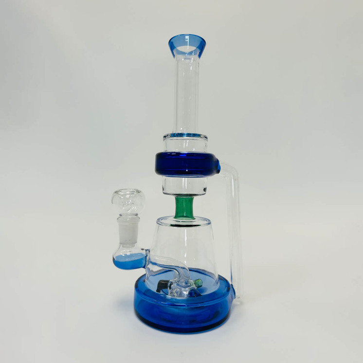 Recycler Waterpipe With Showerhead Perc - 10 Inch - WPAG160