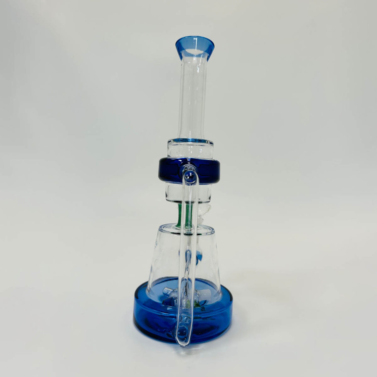 Recycler Waterpipe With Showerhead Perc - 10 Inch - WPAG160