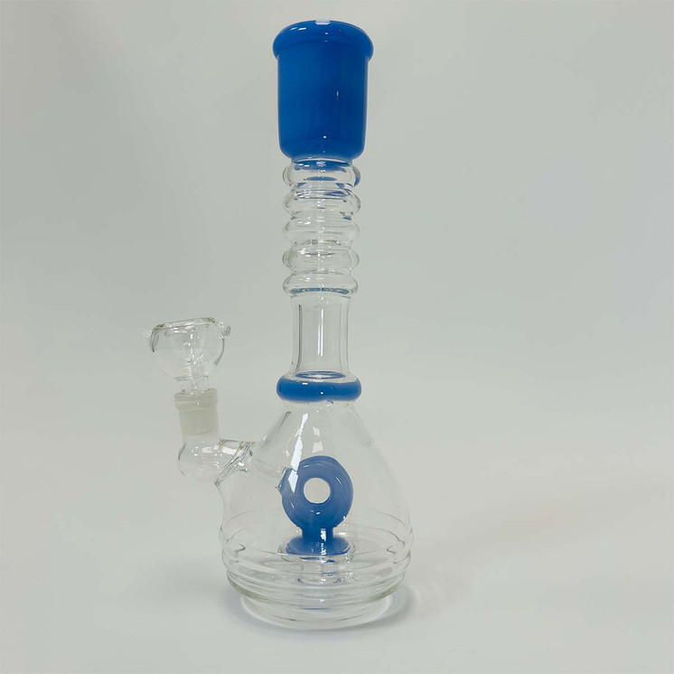 Slime Mouthpiece Waterpipe With Donut Perc - 9 Inch - WPTS15