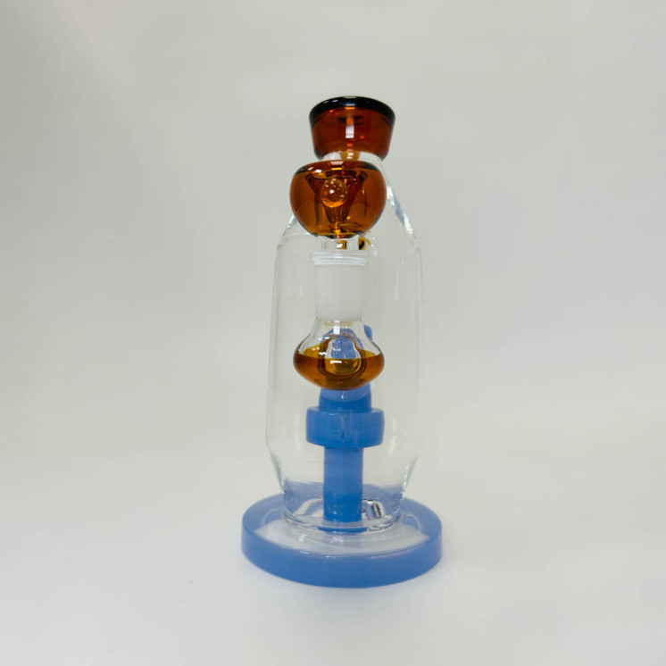 UFO Waterpipe with Showerhead Perc - 7.5 Inch - RH-136
