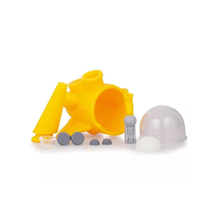 Capsule991 Space Silicone Leg Bubbler - 6 Inch - Assorted Colors - SL5050