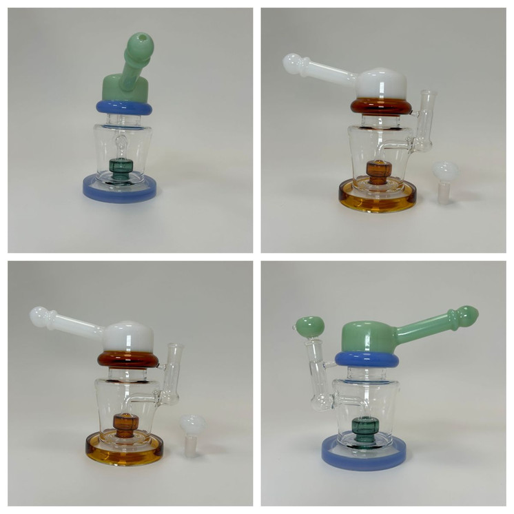 Waterpipe - 8 inches - Telescope With Showerhead Perc