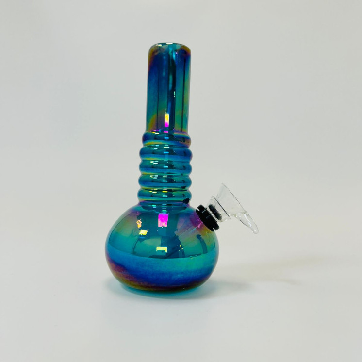 Waterpipe - 6 Inches - Glass Ray-k-3-Rainbow