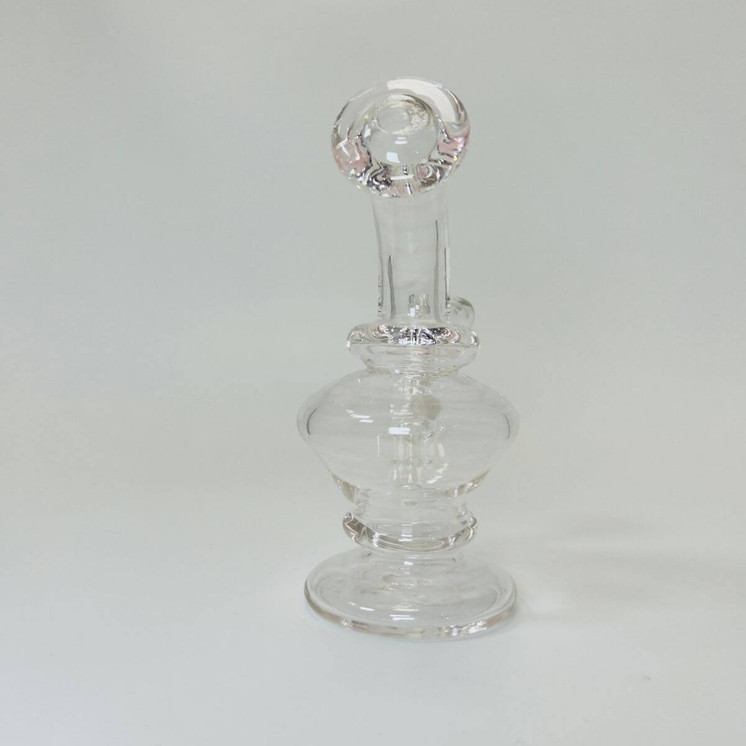 Waterpipe Mini 6-inch Bent Neck 10mm Male (Rhb-15)- Assorted Colors-WPAG183