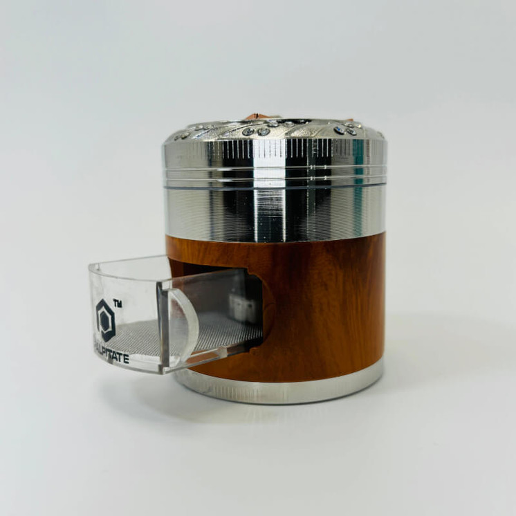 Grinder Spinnable Mix Diamond With Drawer -63mm- 4 Part- Per Pc- Sd-117