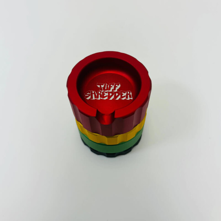 Tuff Shredder Grinder 38mm - 4 Parts  With Ashtray - TS1023-S - Assorted Colors