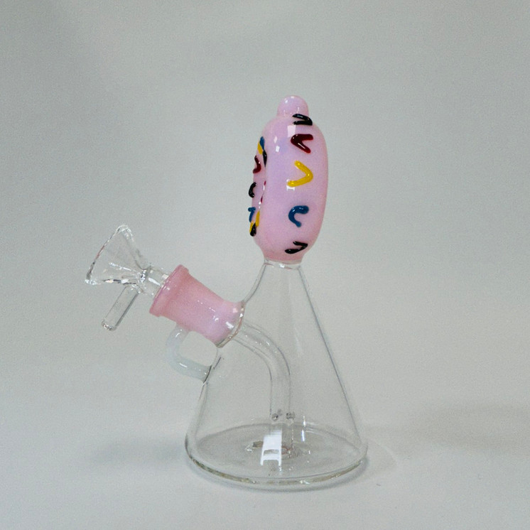 Donut Beaker Waterpipe - 6 Inch - WPVC161