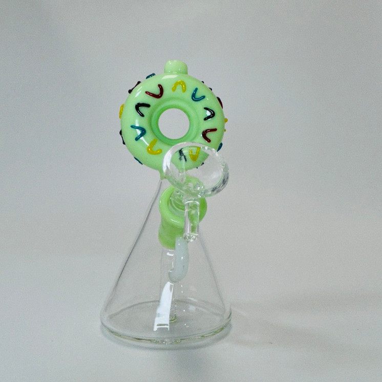Donut Beaker Waterpipe - 6 Inch - WPVC161
