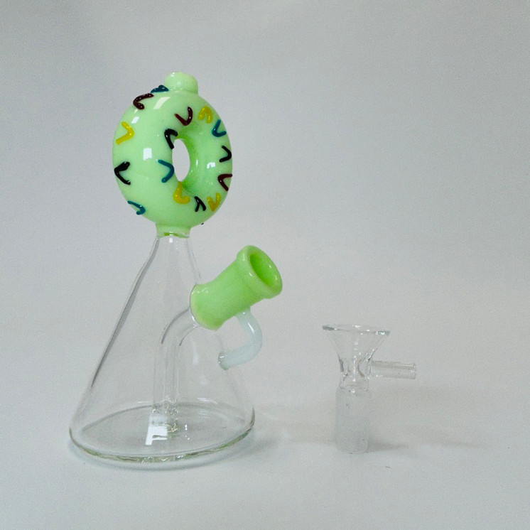 Donut Beaker Waterpipe - 6 Inch - WPVC161