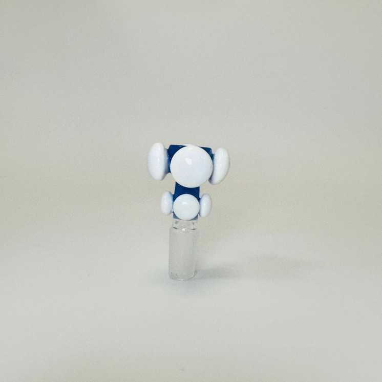 Aleaf Bowl - 14mm Male Butterfly (Alb1020-BL/GR/PI/PU)-Blue