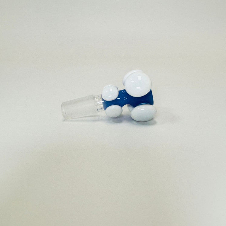 Aleaf Bowl - 14mm Male Butterfly (Alb1020-BL/GR/PI/PU)-Blue