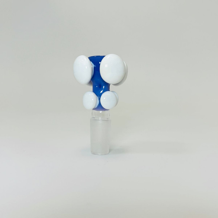 Aleaf Bowl - 14mm Male Butterfly (Alb1020-BL/GR/PI/PU)-Blue