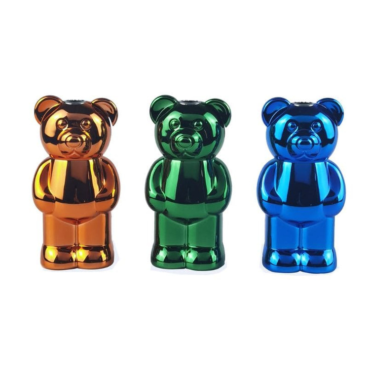 Techno Torch Metal Bear Lighter - 12 Per Display - 19022-m