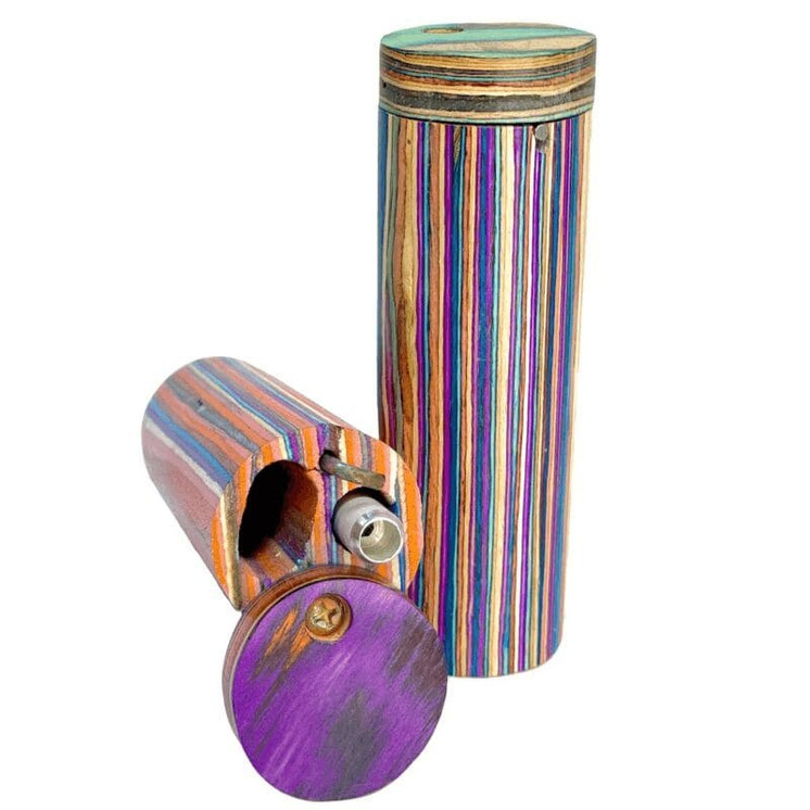 Dugout 4-inch Colorful Wooden Round With One Hitter