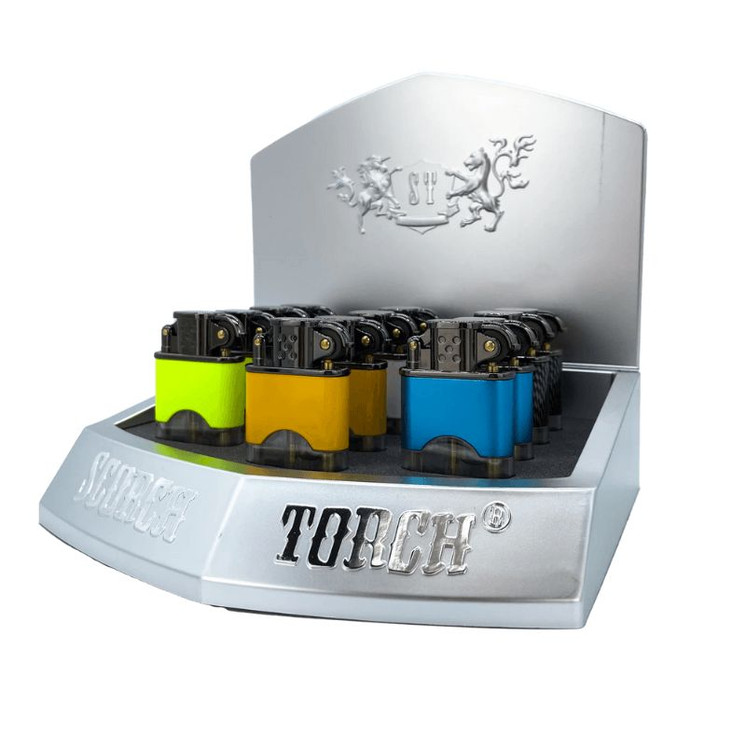 Scorch Torch Retro Igniter Torch With Extra Flints - 12 Counts Per Display (61710)