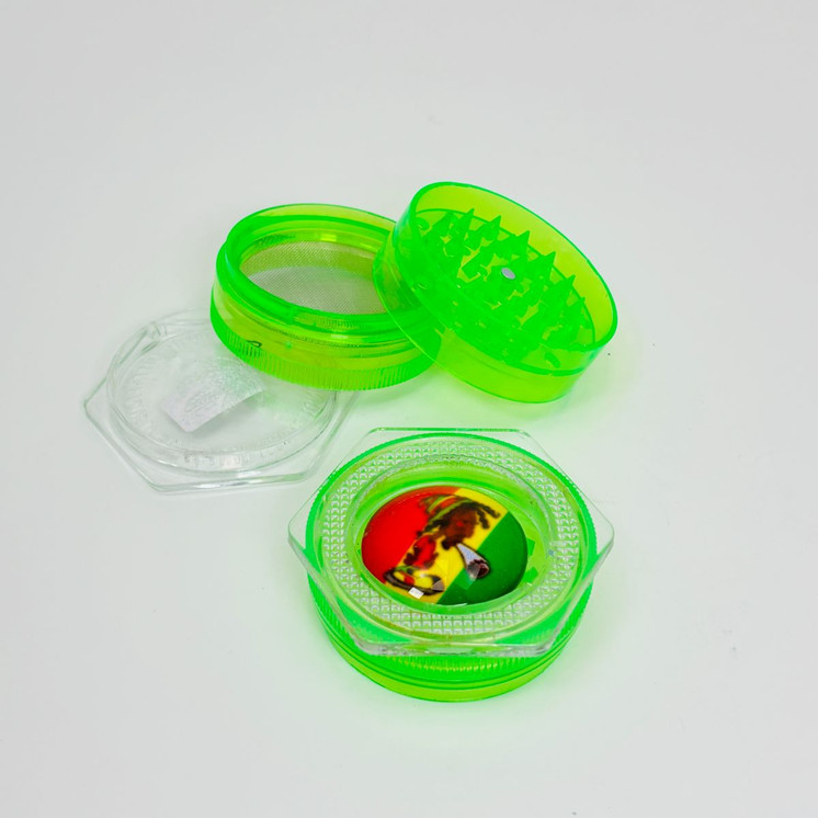 Handmuller Plastic Grinder - 55mm - 5 Parts - Assorted Designs