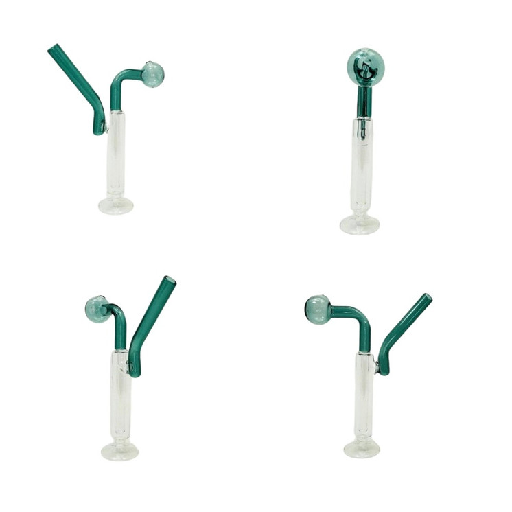 Mini Oil Burner Bubbler Stand - 6 Inches - Assorted Colors