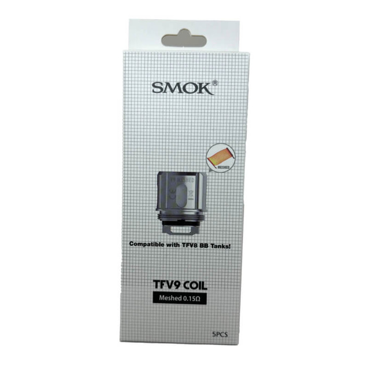 Smok TFV9 Coil - Mesh 0.15 Ohm - 5 Piece Per Pack