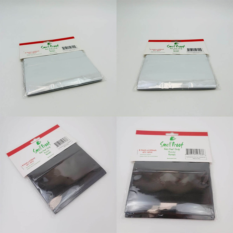 Smell Proof Bags 10 Per Pack 6.1 Inches X 4.53 Inches