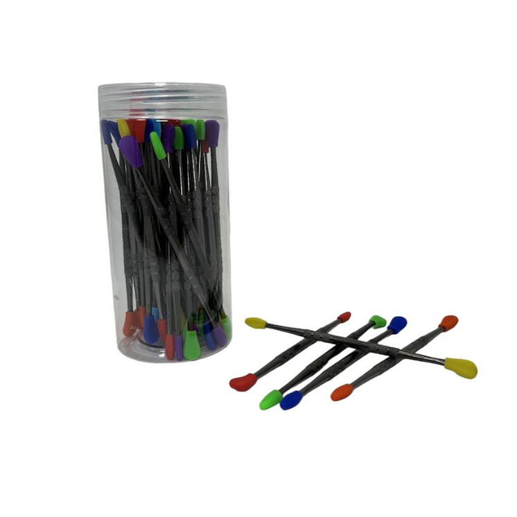 Dabber Silicon Tip - 50 Pieces Per Jar-GUNMETAL