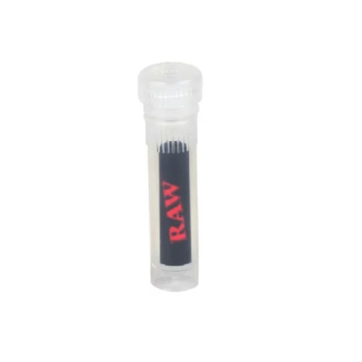 Raw Black Glass Tips - 50 counts Per Jar