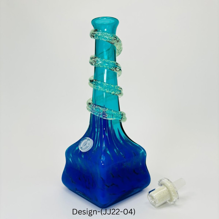 Waterpipe - Soft Glass -12 Inches -(JJ22-04)