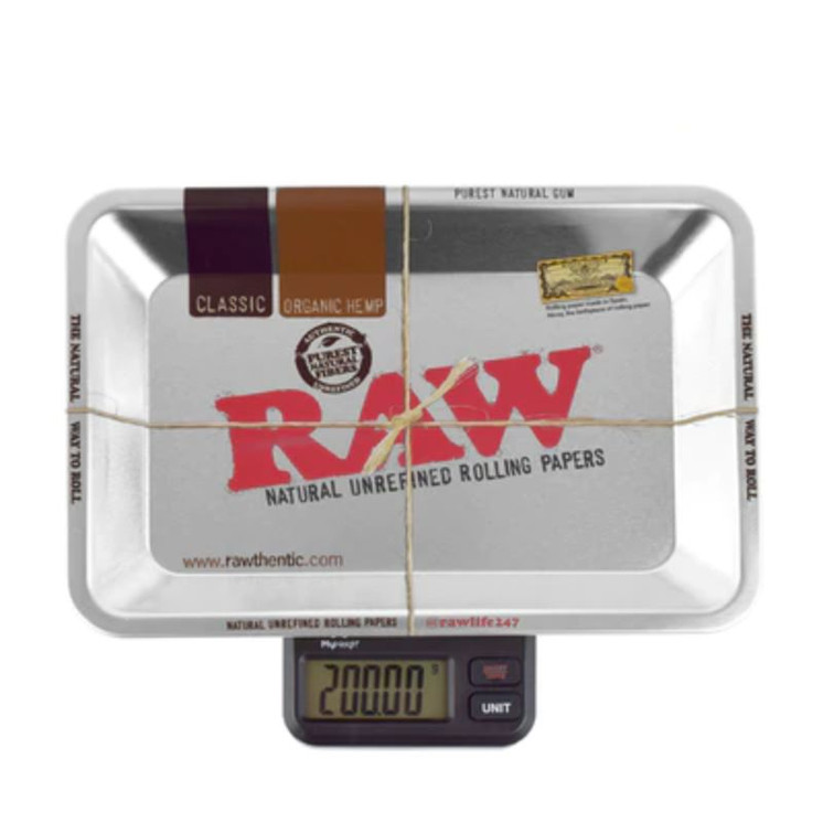 Raw X My Weigh Tray Scale 1000grams - (0gram-200gram X 0.01gram)(200gram-1000x0.1gram)