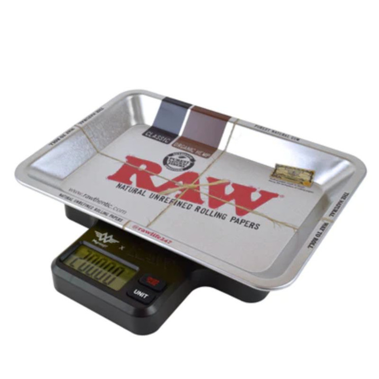 Raw X My Weigh Tray Scale 1000grams - (0gram-200gram X 0.01gram)(200gram-1000x0.1gram)