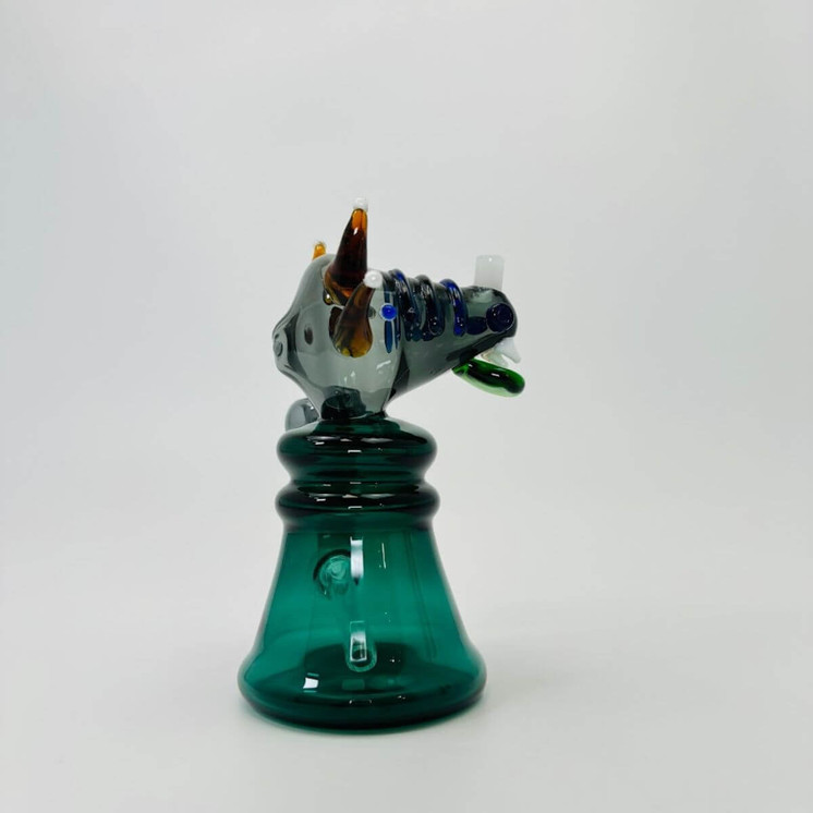 Waterpipe - Head Triceratops - 5.5 Inches - (RHB-17) - Assorted Colors - Price Per Piece