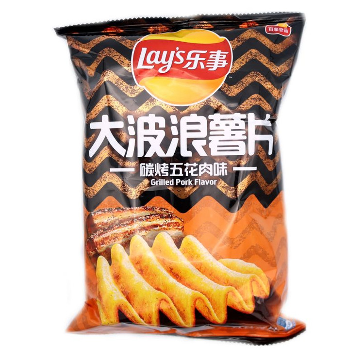 Lays Chips - 70 Grams - World Exotic Snacks-PORK FLAVOR