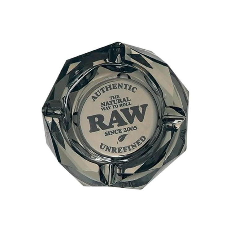 RAW Lead - Free Crystal Glass Ashtray