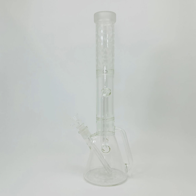 Recycler Beaker - Waterpipe With Downstem Perc - 18 Inches