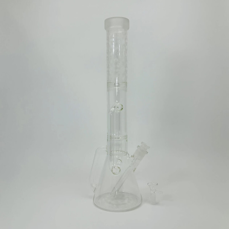 Recycler Beaker - Waterpipe With Downstem Perc - 18 Inches