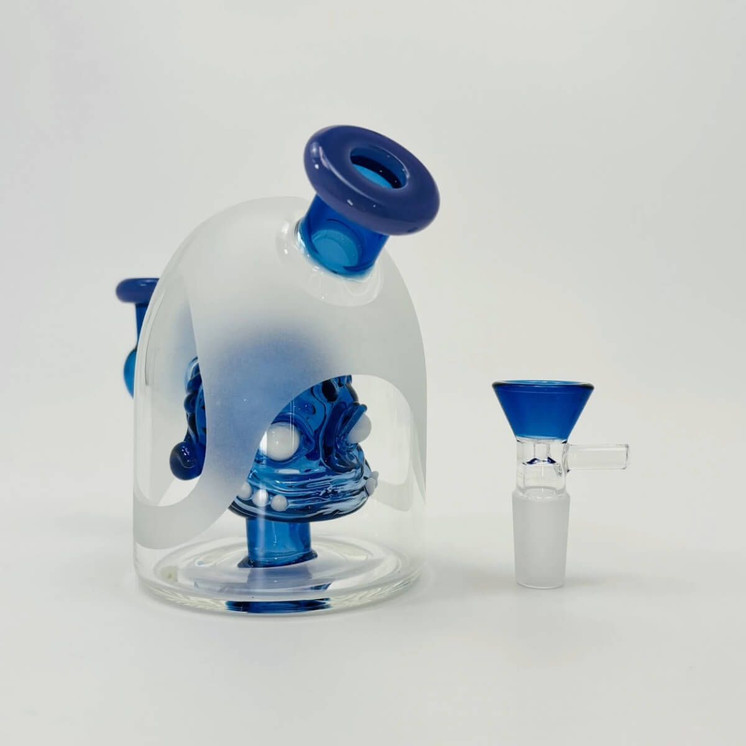 4 Inches - Waterpipe Perc -PIRANHA