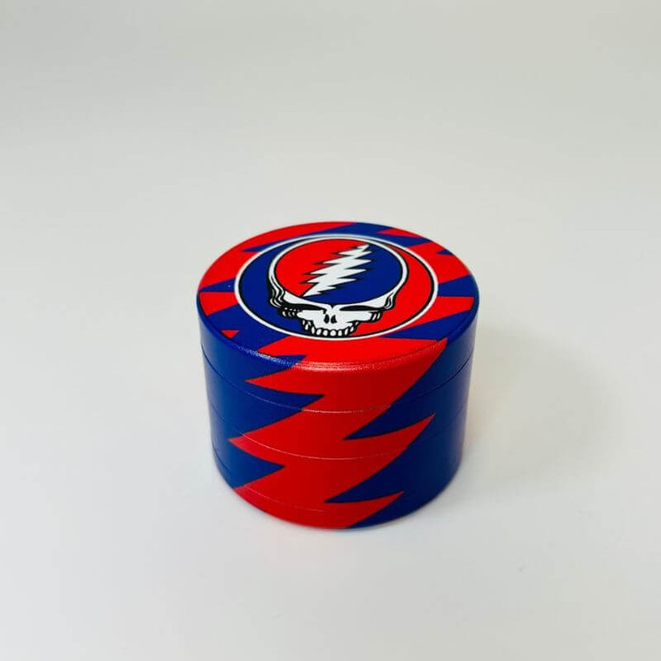 Blazy Susan X Grateful Dead Grinder - 63mm 4parts - Red and Blue SYF