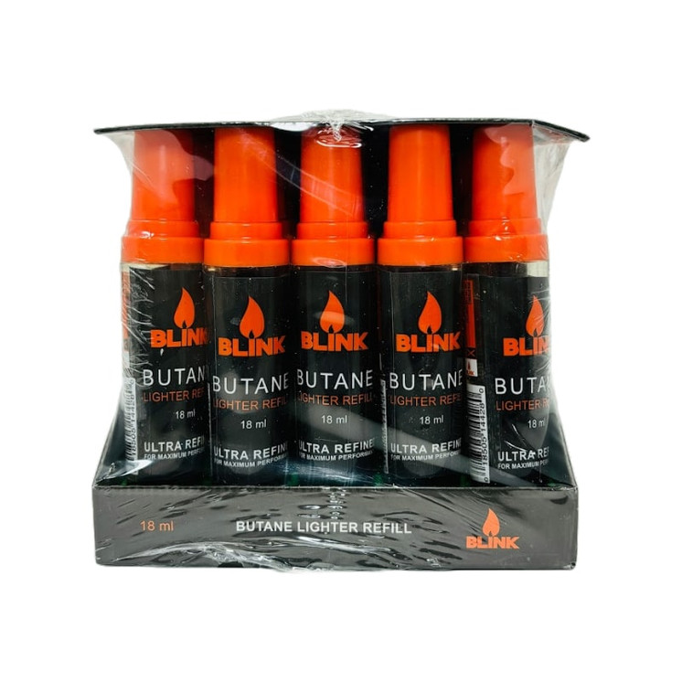 Blink Butane Lighter Refill - 18ml - 25 Counts Per Display